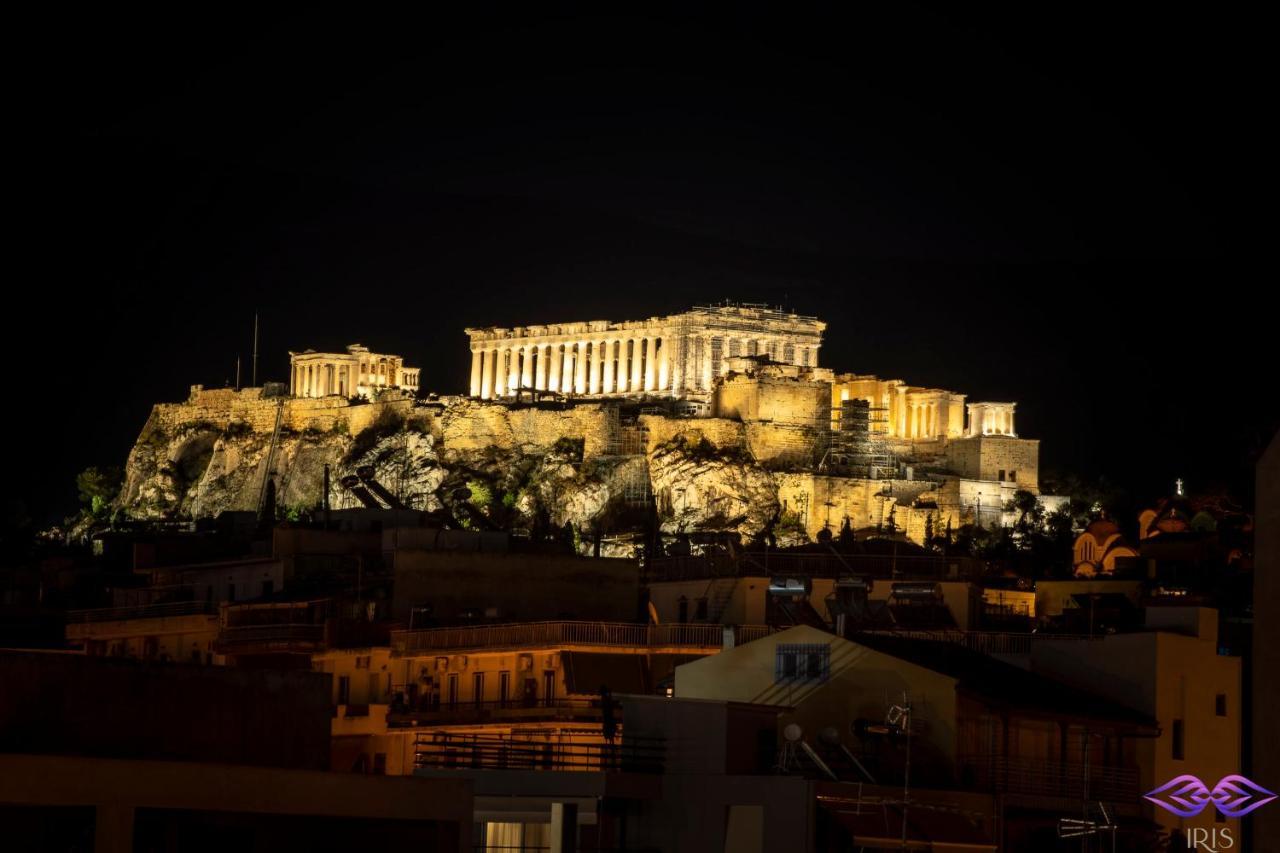 Luxury Penthouse With Acropolis View And Jacuzzi Apartment Atena Exterior foto