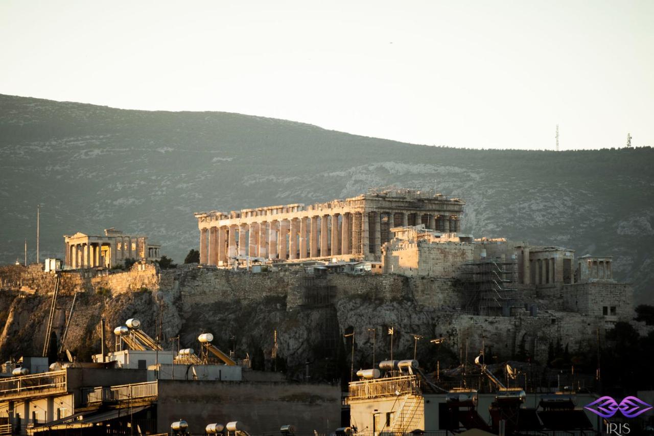 Luxury Penthouse With Acropolis View And Jacuzzi Apartment Atena Exterior foto